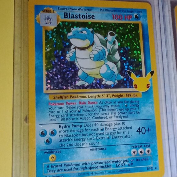 Celebrations Blastoise Celebrations Great condition Centering - Picture 5 of 5